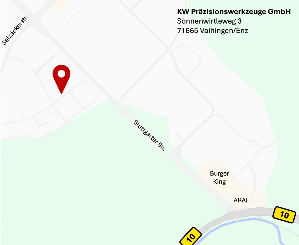 Anfahrt KW Praezisionswerkzeuge