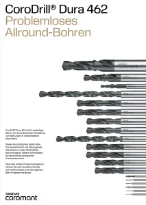CoroDrill Dura 462 Problemloses Allround-Bohren